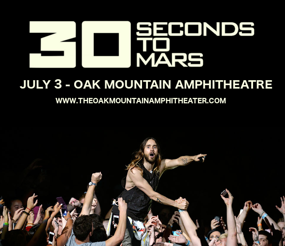 30 Seconds To Mars & Welshly Arms at Oak Mountain Amphitheatre