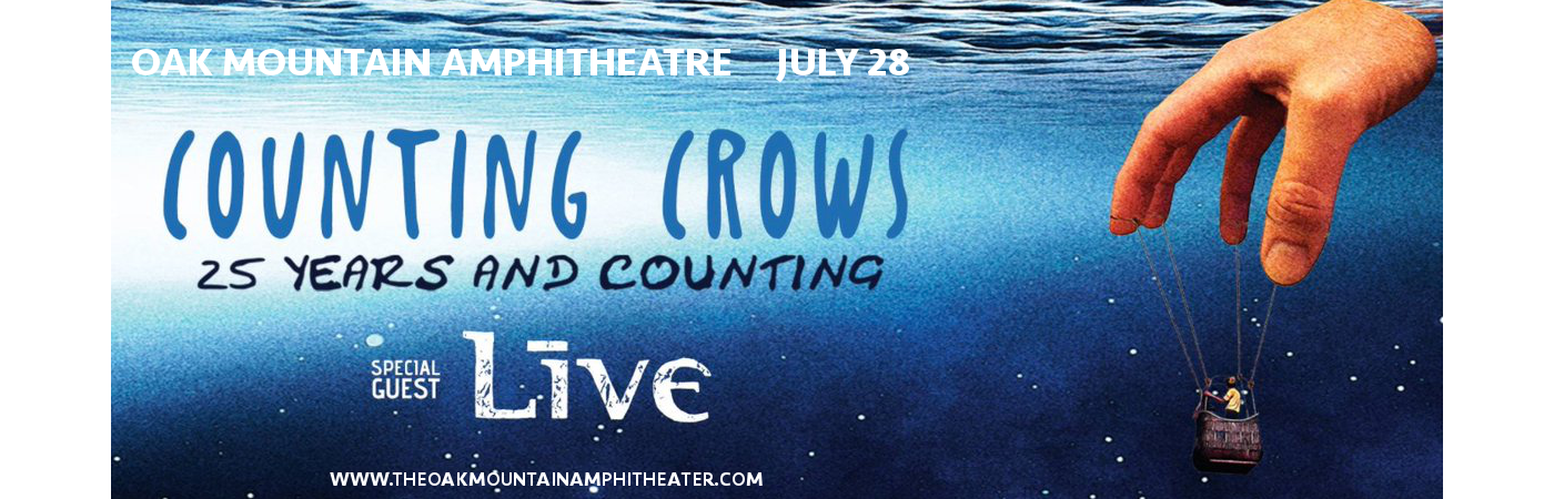 Counting Crows & Live - Band at Oak Mountain Amphitheatre