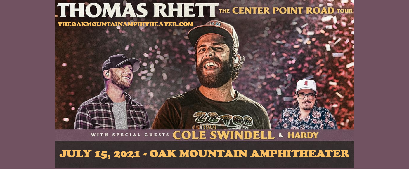 Thomas Rhett & Cole Swindell at Oak Mountain Amphitheatre