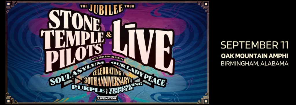 Stone Temple Pilots & Live at Oak Mountain Amphitheatre - AL