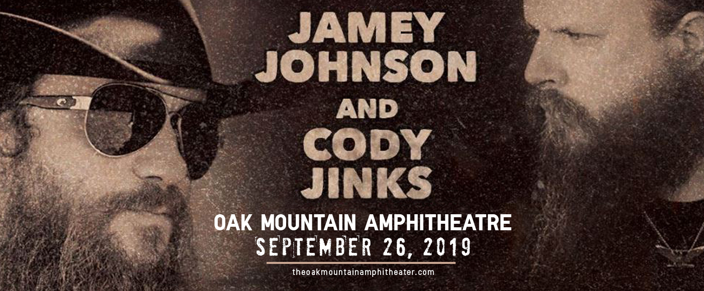 Jamey Johnson & Cody Jinks at Oak Mountain Amphitheatre